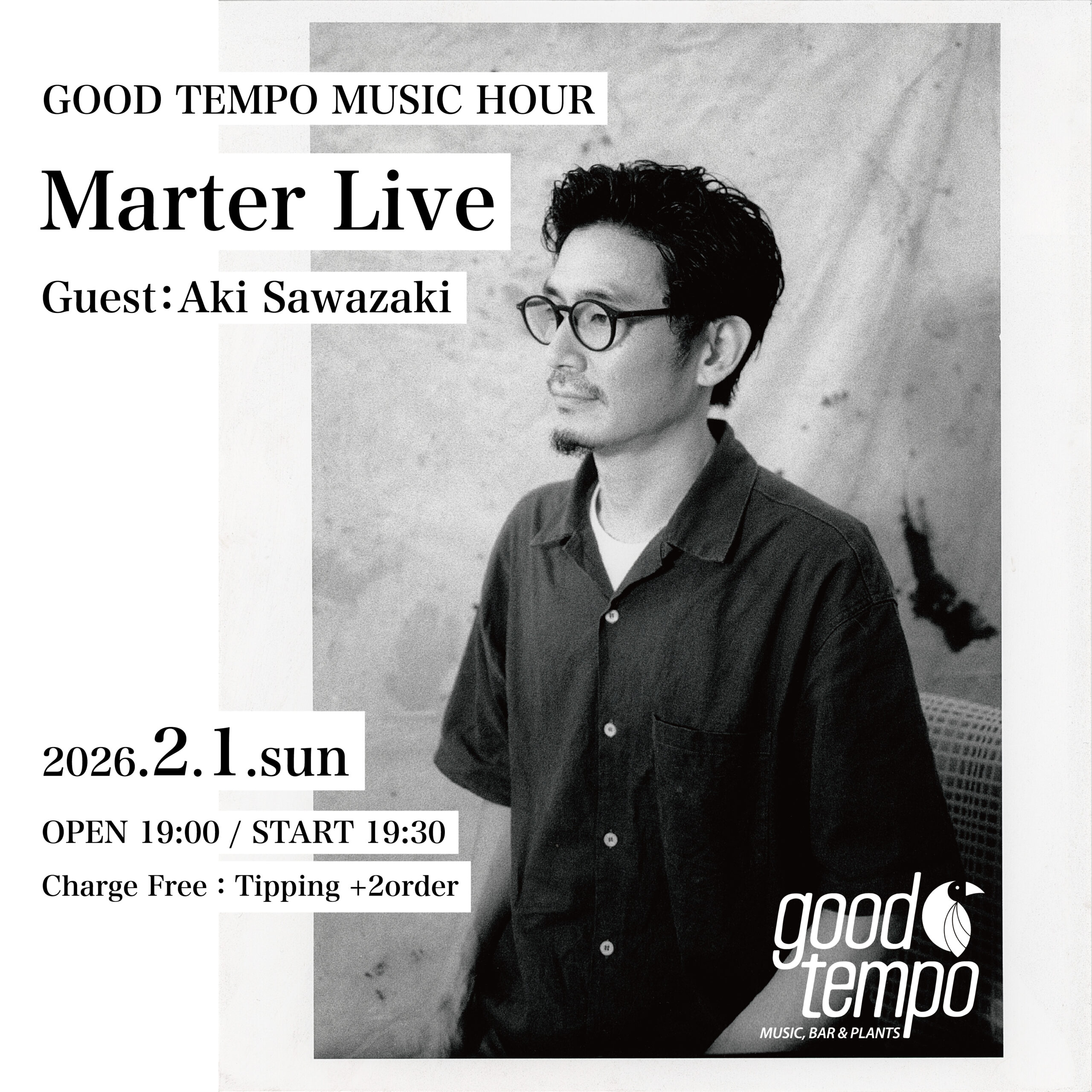 GOOD TEMPO MUSIC HOUR　Marter Live