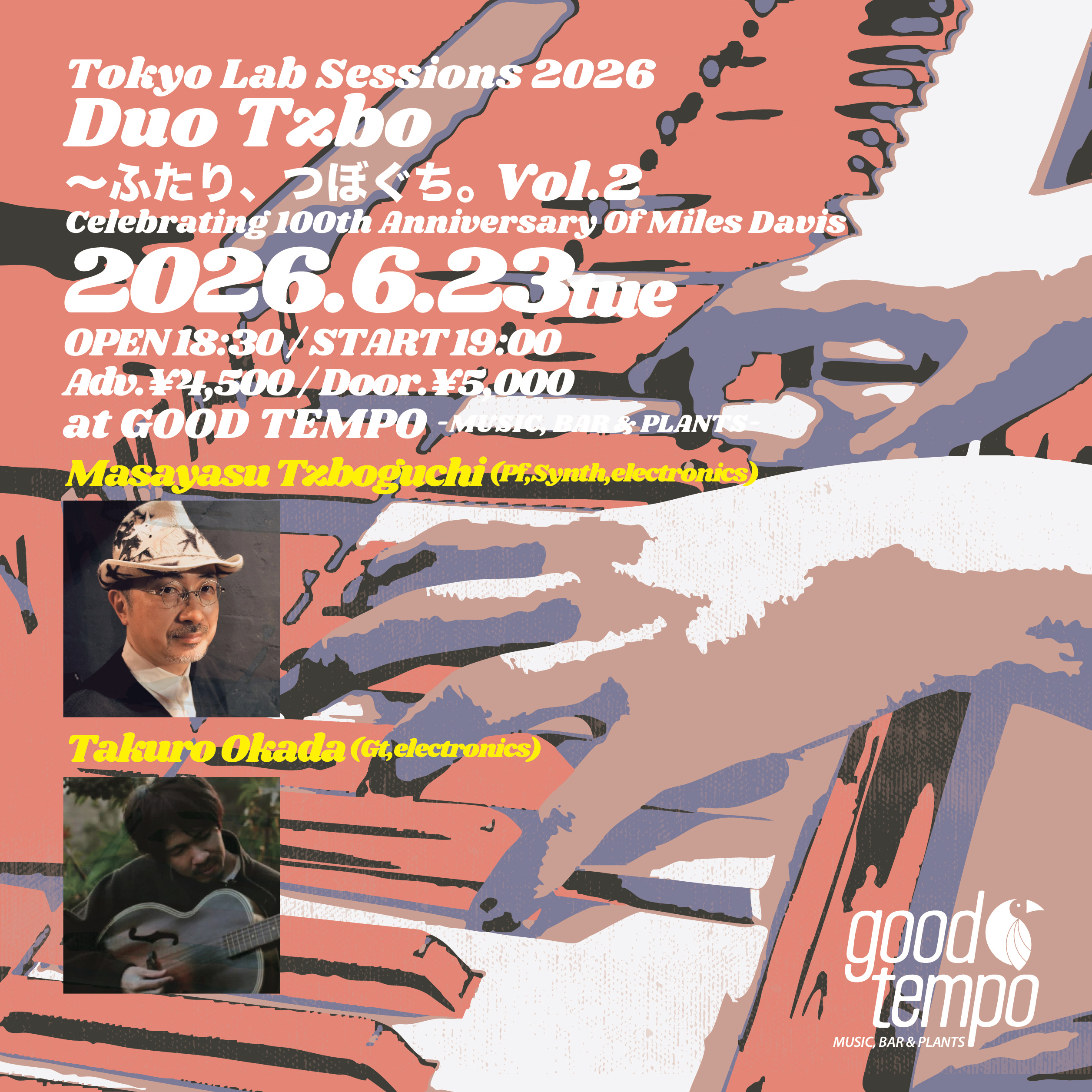 Tokyo Lab Sessions 2026 produced by Long Distance Love 「DuoTzbo～ふたり、つぼぐち。Vol.2